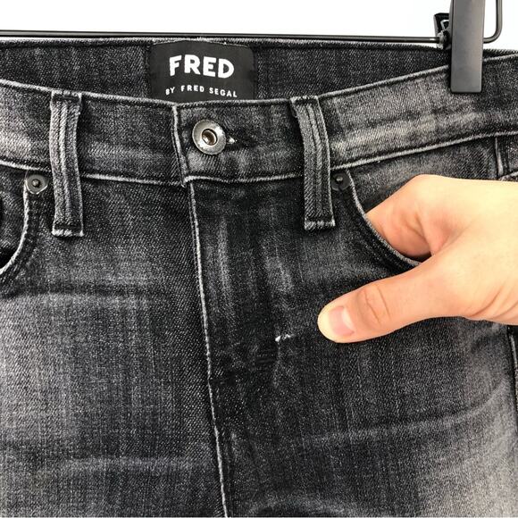 FRED SEGAL Perfect Skinny Jean Washed Black 24 - Picture 4 of 10